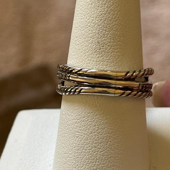David Yurman Diamond Cable Wrap Ring - Picture 4 of 6